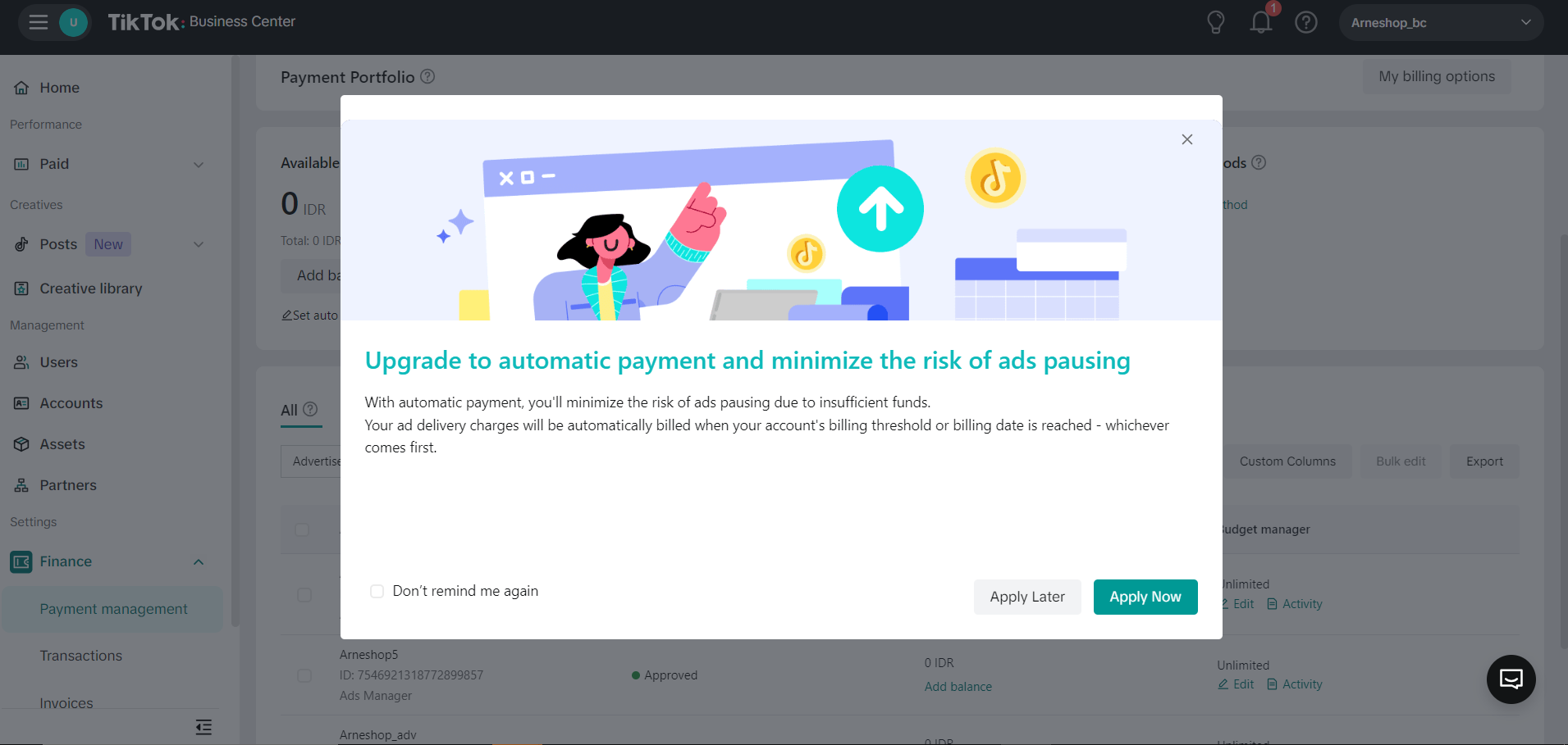 Akun Tiktok Ads + 2 BM - Image 3